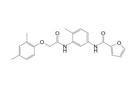 N-(3-{[(2,4-dimethylphenoxy)acetyl]amino}-4-methylphenyl)-2-furamide