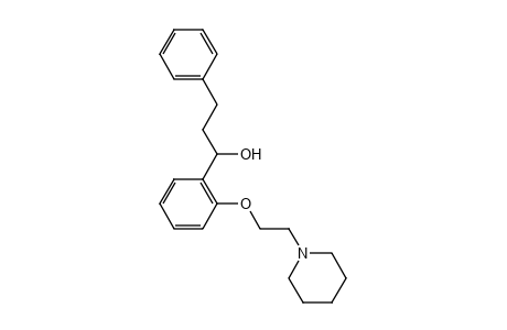 alpha-phenethyl-o-(2-piperidinoethoxy)benzyl alcohol