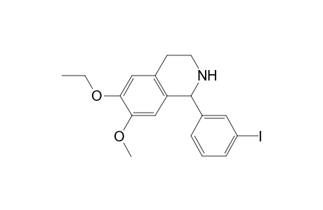6-Ethoxy-1-(3-iodo-phenyl)-7-methoxy-1,2,3,4-tetrahydro-isoquinoline