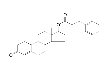 (13-methyl-3-oxidanylidene-2,6,7,8,9,10,11,12,14,15,16,17-dodecahydro-1H-cyclopenta[a]phenanthren-17-yl) 3-phenylpropanoate