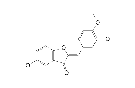 Benzofuran-3-one, 2-[3-hydroxy-4-methoxybenzylidene]-5-hydroxy-