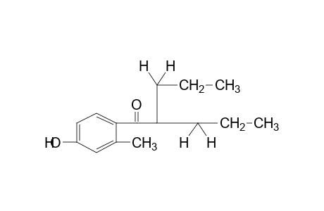 4'-hydroxy-2'-methyl-2-propylvalerophenone