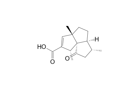 rel-(1R,2S,5S,8S,9R)-2,5,9-trimethyl-11-oxotricyclo[6.3.0.0(1,5)]undec-3-ene-3-carboxylic acid