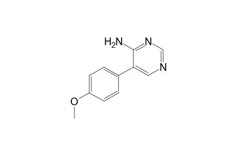 4-amino-5-(p-methoxyphenyl)pyrimidine