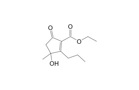 ETHYL-3-HYDROXY-3-METHYL-5-OXO-2-PROPYLCYCLOPENT-1-ENECARBOXYLATE;MINOR-ISOMER