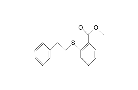 Benzoic acid, 2-[(2-phenylethyl)thio]-, methyl ester