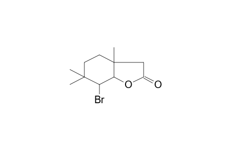 7-Bromanyl-3a,6,6-trimethyl-4,5,7,7a-tetrahydro-3H-1-benzofuran-2-one
