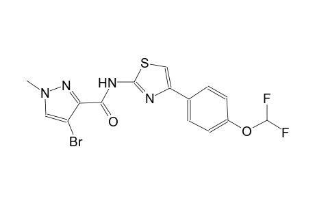4-bromo-N-{4-[4-(difluoromethoxy)phenyl]-1,3-thiazol-2-yl}-1-methyl-1H-pyrazole-3-carboxamide