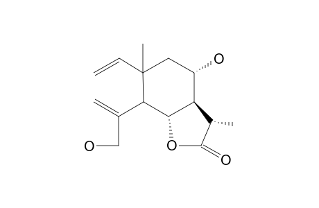 11-B-H-ELEMA-1,3-DIEN-12,6-A-OLIDE,8-A,15-DIHYDROXY