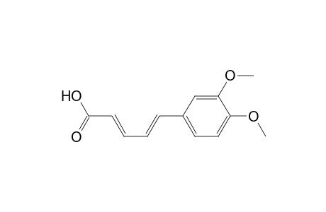 (2E,4E)-5-(3,4-dimethoxyphenyl)penta-2,4-dienoic acid