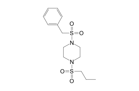 Piperazine, 1-[(phenylmethyl)sulfonyl]-4-(propylsulfonyl)-