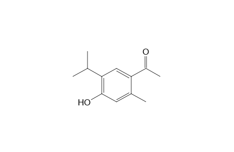 4'-hydroxy-5'-isopropyl-2'-methylacetophenone