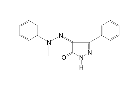 3-phenylpyrazole-4,5-dione, 4-(methylphenylhydrazone)