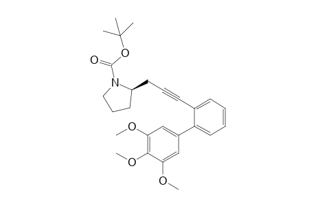 (R)-N-(tert-Butoxycarbonyl)-2-[3-(3',4',5'-trimethoxybiphenyl-2-yl)prop-2-ynyl]pyrrolidine