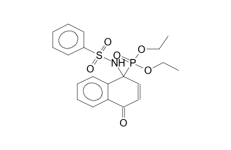 4-BENZENESULPHONYLAMINO-4-DIETHYLPHOSPHONATO-1-OXO-1,4-DIHYDRONAPHTHALENE