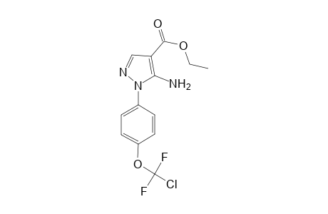 Ethyl 5-amino-1-(4-[chloro(difluoro)methoxy]phenyl)-1H-pyrazole-4-carboxylate