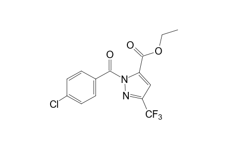 1-(p-Chlorobenzyl)-3-(trifluoromethyl)pyrazole-5-carboxylic acid, ethyl ester