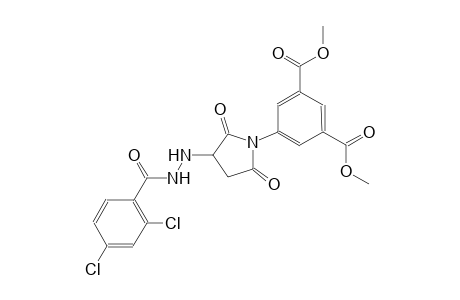 dimethyl 5-{3-[2-(2,4-dichlorobenzoyl)hydrazino]-2,5-dioxo-1-pyrrolidinyl}isophthalate