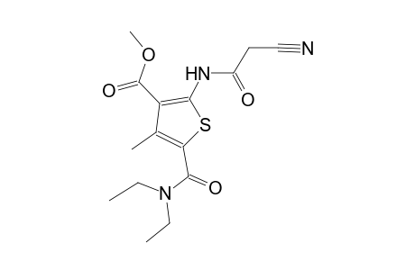 methyl 2-[(cyanoacetyl)amino]-5-[(diethylamino)carbonyl]-4-methyl-3-thiophenecarboxylate