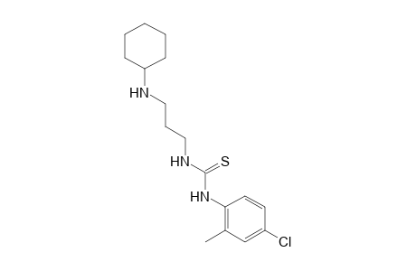 1-(4-chloro-o-tolyl)-3-[3-(cyclohexylamino)propyl]-2-thiourea