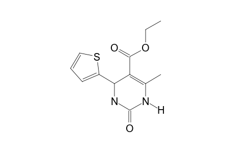 6-methyl-2-oxo-1,2,3,4-tetrahydro-4-(2-thienyl)-5-pyrimidinecarboxylic acid, ethyl ester