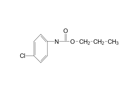 p-chlorocarbanilic acid, propyl ester