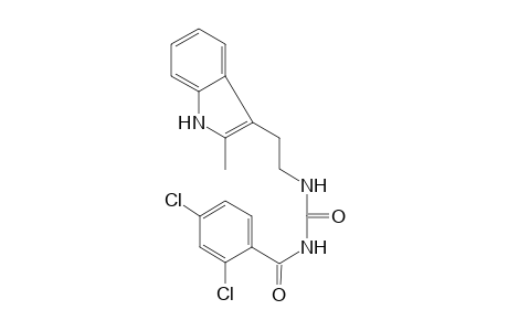 urea, N-(2,4-dichlorobenzoyl)-N'-[2-(2-methyl-1H-indol-3-yl)ethyl]-