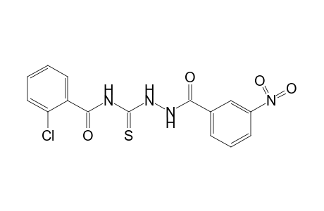 4-(o-chlorobenzoyl)-1-(m-nitrobenzoyl)-3-thiosemicarbazide