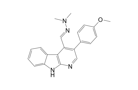 [[3-(4-methoxyphenyl)-9H-pyrido[2,3-b]indol-4-yl]methyleneamino]-dimethyl-amine