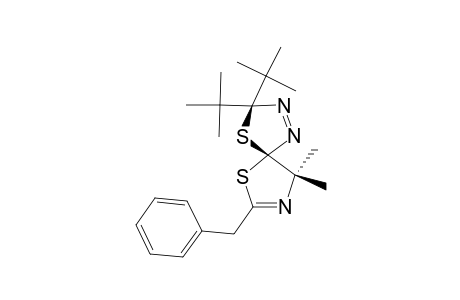 7-BENZYL-2,2-DI-(TERT.-BUTYL)-9,9-DIMETHYL-1,6-DITHIA-3,4,8-TRIAZASPIRO-[4.4]-NONA-3,7-DIENE