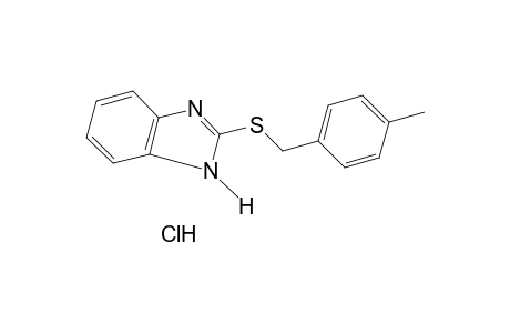 2-[(p-methylbenzyl)thio]benzimidazole, monohydrochloride