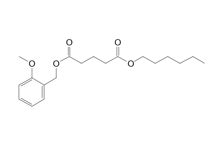 Glutaric acid, hexyl 2-methoxybenzyl ester