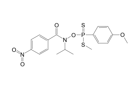 N-ISOPROPYL-N-[(4-METHOXYPHENYL)-(METHYLTHIO)-THIOPHOSPHONYLOXY]-4-NITROBENZAMIDE