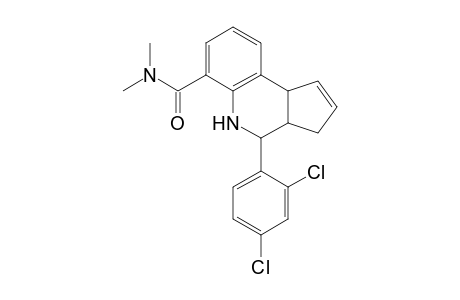 4-(2,4-Dichlorophenyl)-N,N-dimethyl-3a,4,5,9b-tetrahydro-3H-cyclopenta[c]quinoline-6-carboxamide