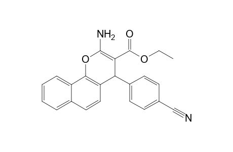 2-AMINO-4-(PARA-CYANOPHENYL)-3-ETHOXYCARBONYL-4H-NAPHTHO-[1.2-B]-PYRAN