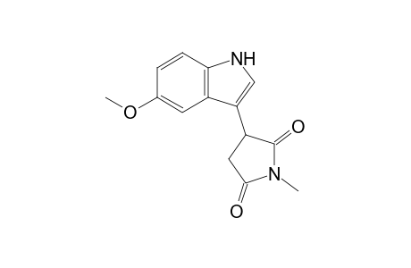 3-(5-Methoxy-1H-indol-3-yl)-1-methyl-pyrrolidine-2,5-dione