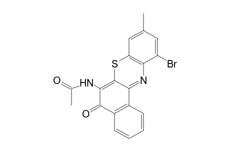 N-(11-Bromo-9-methyl-5-oxo-5H-benzo[A]phenothiazin-6-yl)acetamide