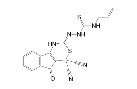 N-Allyl-2-(4,4-dicyano-5-oxoindeno[1,2-d][1,3]thiazin-2-(1H,4H,5H)-ylidene)hydrazine-carbothioamide