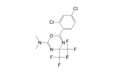 N-[6-(2,4-dichlorophenyl)-4,4-bis(trifluoromethyl)-4H-1,3,5-oxadiazin-2-yl]-N,N-dimethylamine