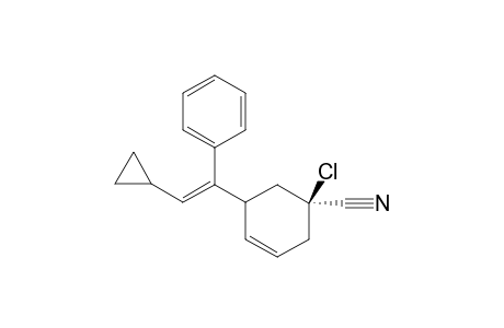 1-CHLORO-1-CYANO-3-[(2'-CYCLOPROPYL-1'-PHENYL)-ETHENYL]-CYCLOHEX-4-ENE