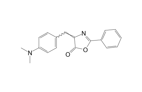 4-(p-dimethylaminobenzylidene)-2-phenyl-2-oxazolin-5-one