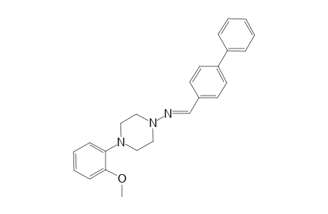 1-piperazinamine, N-[(E)-[1,1'-biphenyl]-4-ylmethylidene]-4-(2-methoxyphenyl)-