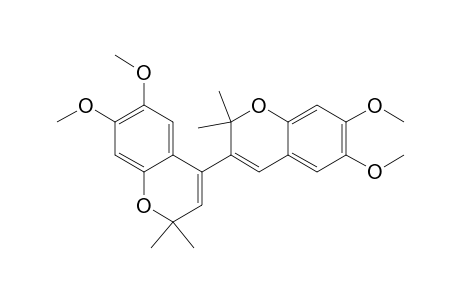 3,3'-(2,2-Dimethyl-6,7-dimethoxybenzopyran)dimer