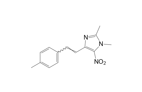 1,2-Dimethyl-4-(p-methylstyryl)-5-nitroimidazole