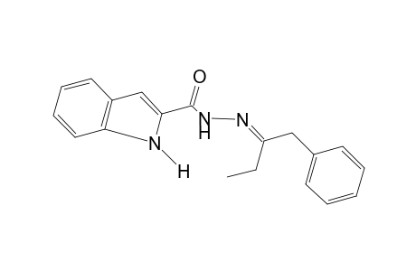 indole-2-carboxylic acid, (α-ethylphenethylidene)hydrazide