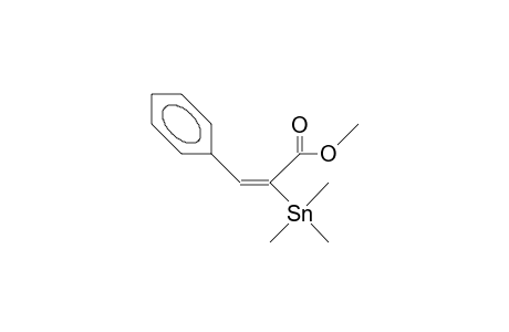 1-Methoxycarbonyl-1-trimethylstannyl-2-phenyl-ethene