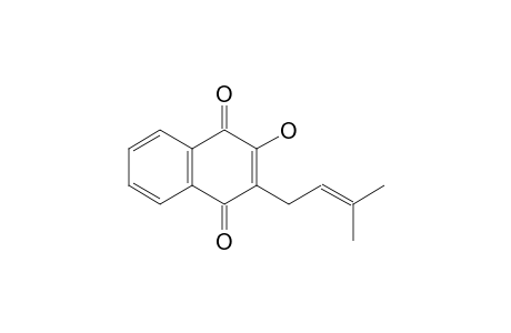 2-Hydroxy-3-(3-methyl-2-butenyl)-1,4-naphthoquinone