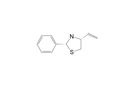 Thiazolidine, 4-ethenyl-2-phenyl-, cis-