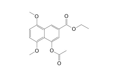 Ethyl 4-acetoxy-5,8-dimethoxy-2-naphthoate