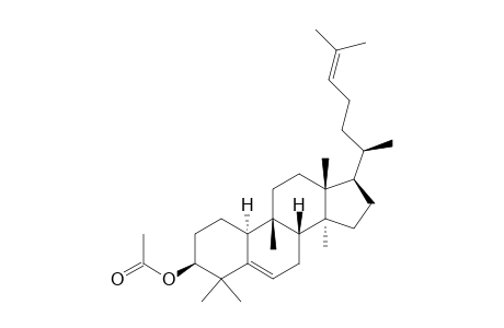 19-Norlanosta-5,24-dien-3-ol, 9-methyl-, acetate, (3.beta.,9.beta.,10.alpha.)-